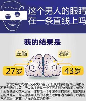 左右腦年齡測試app軟件開發